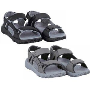 NWoT Hurley Men's Clasp Adjustable Strap Sandals Gray Black Size 9-12 $50 5C207